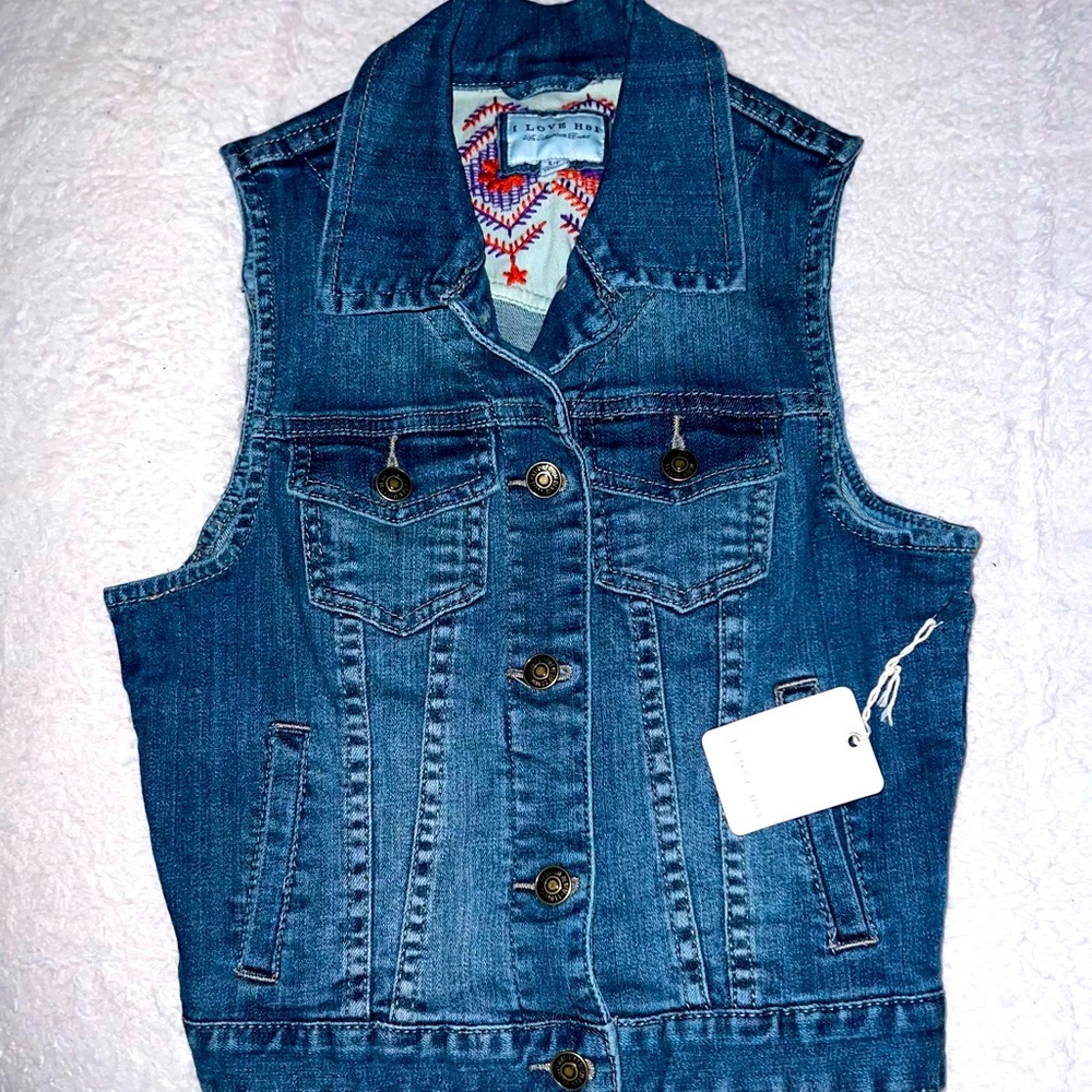 Women’s jean vest